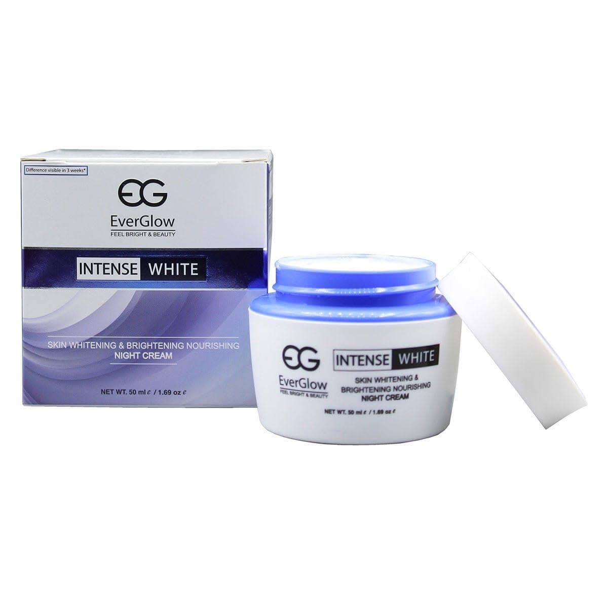 Everglow Intense White Skin Whitening & Brightening Nourishing Night Cream 50ml
