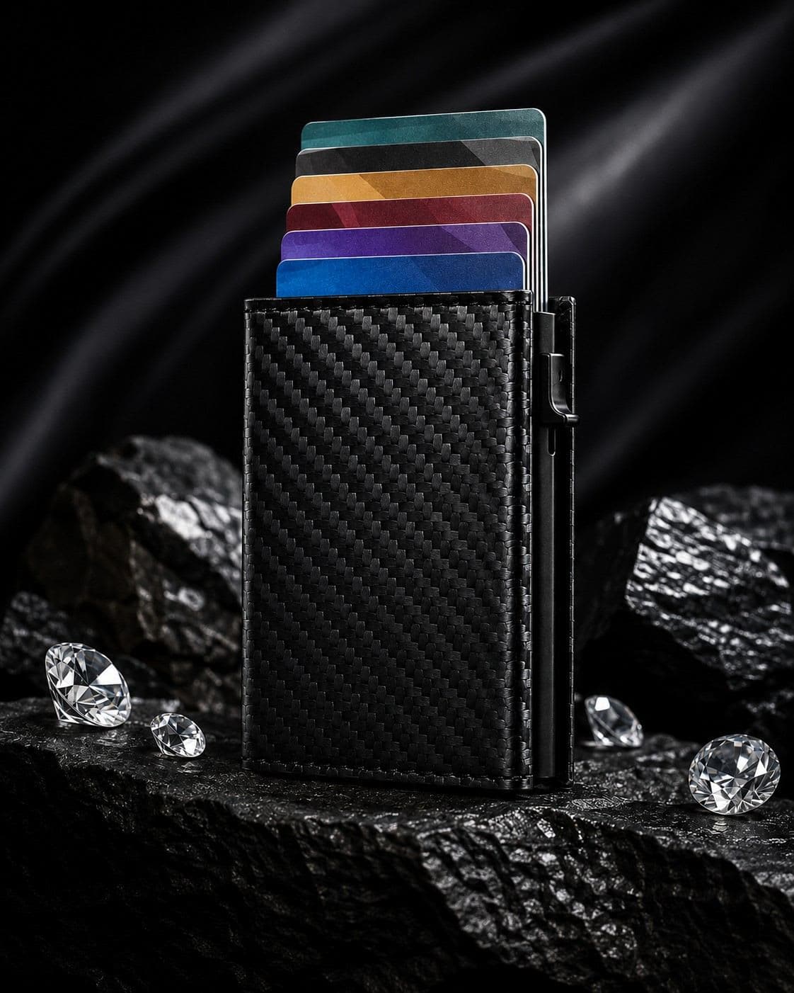 Speos Smart Wallet (Carbon Fiber Texture)